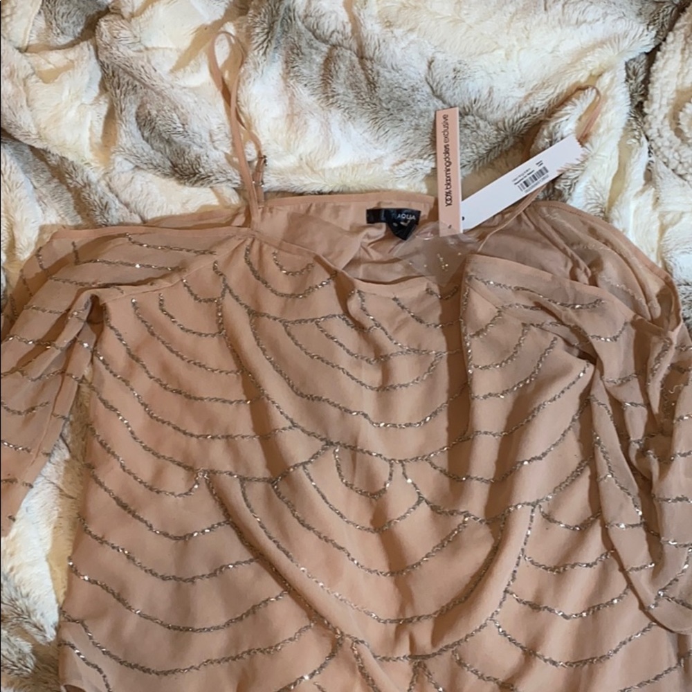 Off the shoulder Aqua LARGE